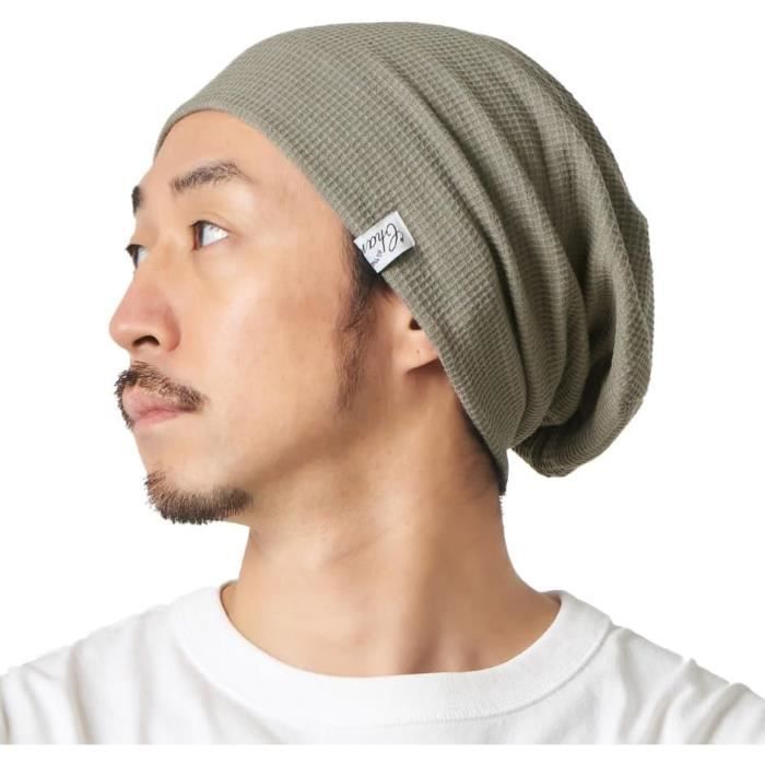Bonnet Chimio Facile Léger Bonnet Coton Femme Et Homme, Bonnet De Nuit 100% Coton Pour Chimio, Chapeau Été Transpiration En Tricot Fin Mode Hipster, Beanie Tombant Mince Et Bouffant Blanc Bonnet Chimio