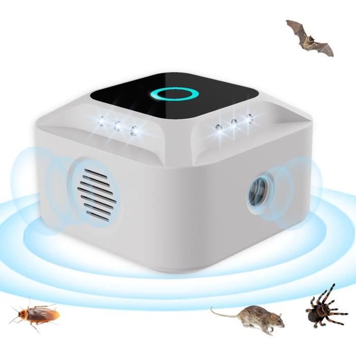 Répulsif Ultrason Souris Et Rats 360° - 4 Modes Avec Lumière, Efficace Sur 600m² Pour Maison, Jardin, Garage - 9
