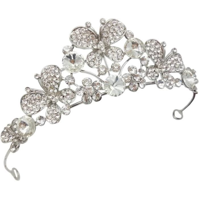Bandeau étoile Strass Avec Boucles D'oreilles - Couronne Halo Pour Fête, Mariage, Déguisement