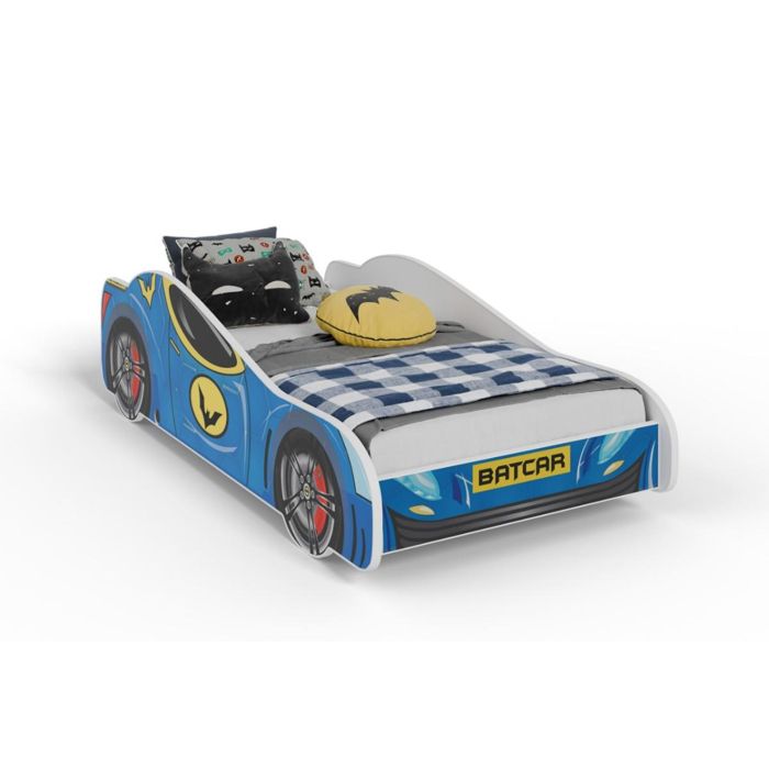 Lit simple enfant hero-batmobile 140 avec matelas