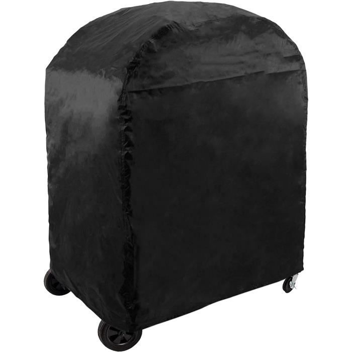 NUZAMAS Housse Protection Vélo D'Appartement 140x60x160 Cm - Imperméable Oxford 210D Intérieur Extérieur Noir