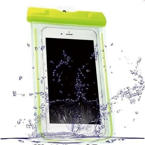Housse ?�tanche Transparente et Fluorescente-Pochette ?�tanche pour Smartphone 6,0'' - Certifi?�e 