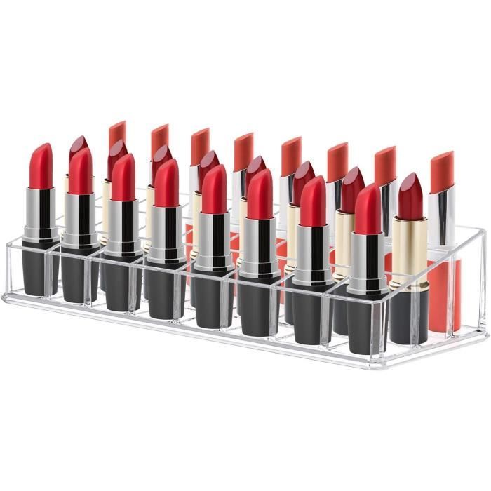 Boîte De Rangement Pour Rouge à Lèvres Marron Et Vert Grisâtre Et Jaune