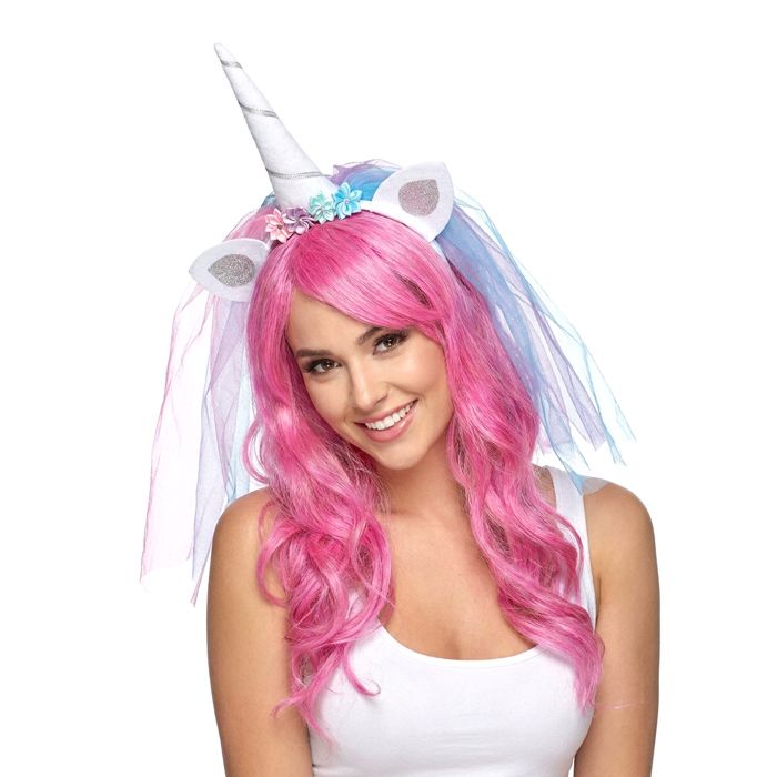 Serre-tête licorne argent adulte - Argent - Jeux - Jouets
