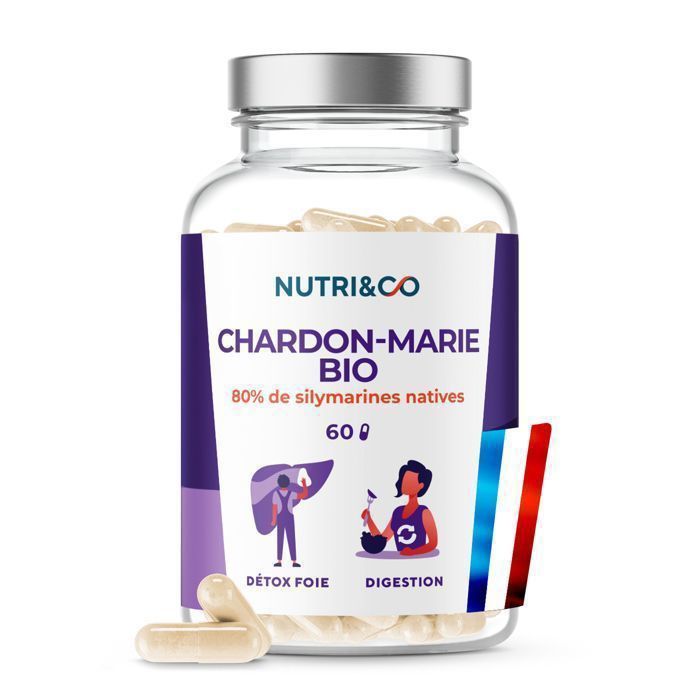 Vegavero Chardon-Marie BIO Avec Pissenlit & Artichaut - 120 Gélules (4 Mois) - Qualité Premium