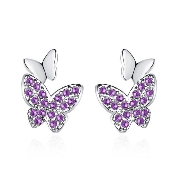 Boucles d'oreilles manchette en argent sterling avec feuilles
