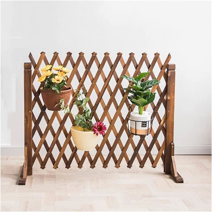Lixiong Cloture Palissade Jardin En Bois Cloture Grillagee Extensible Plante Grimpante De Vigne En Treillis Patio Terrasse Ra 467 Cdiscount Jardin