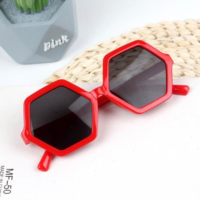 Sharplace 2 Lunettes De Soleil Enfants Forme Coeur UV400 - Cadeau Fun Rétro Pour Filles Et Garçons