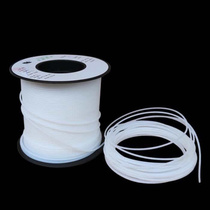 Tube thermorétractable - Milky White - 1M - PTFE - ID 6mm - OD 8mm ...