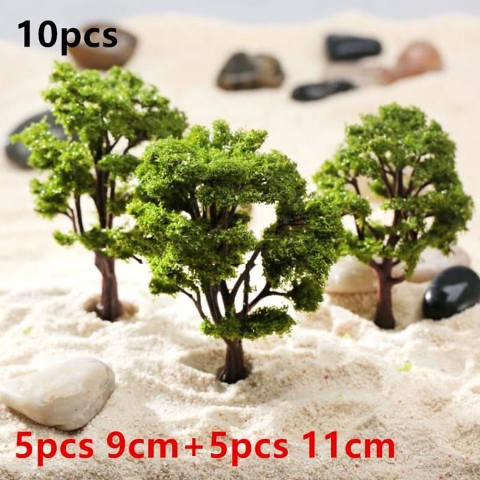 Lot De 20 Arbres Modèles Réduits HO/OO - 7cm De Haut - Pour Train, Jardin Ou Wargame