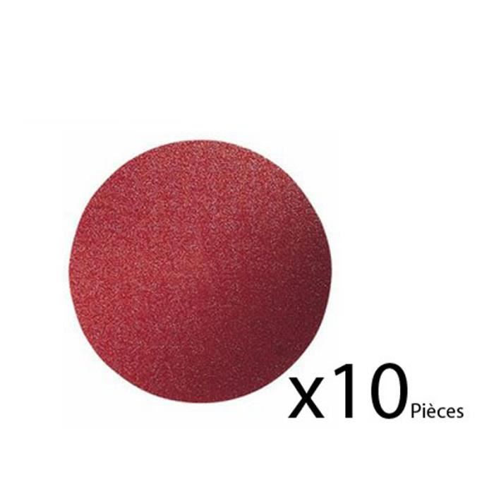 BOSCH Disques abrasifs sur papier pour meuleuses pour bois et peinture Pack de 10 Ø 115mm Grain