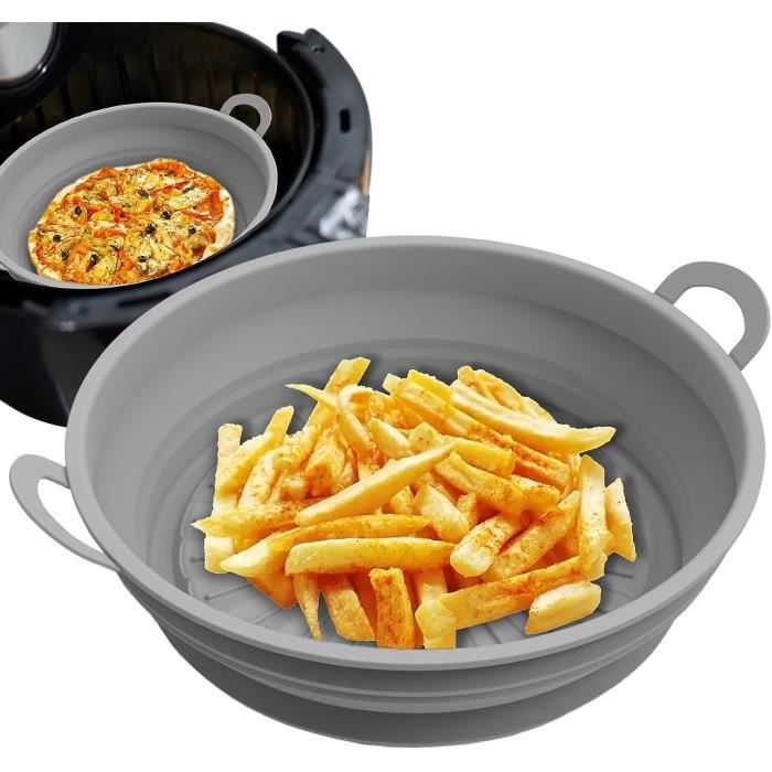 Tapis/étagère En Silicone Pour Friteuse à Air Chaud - Dimensions 41x15x2 Cm, Antidérapant, Lavable Au Lave-vaisselle, Compatible Airfryer 8.5L/10L
