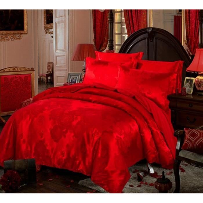 Nouveau Satin Jacquard Lot Housse De Couette Mode Imprimé ...
