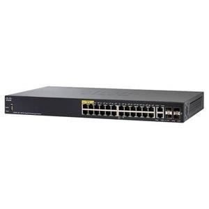 Switch Gigabit Cisco Small Business SG350-28MP manageable 24 ports 10-100-1000 PoE+ (382W) avec 2 ports combo Gigabit -SFP et 2