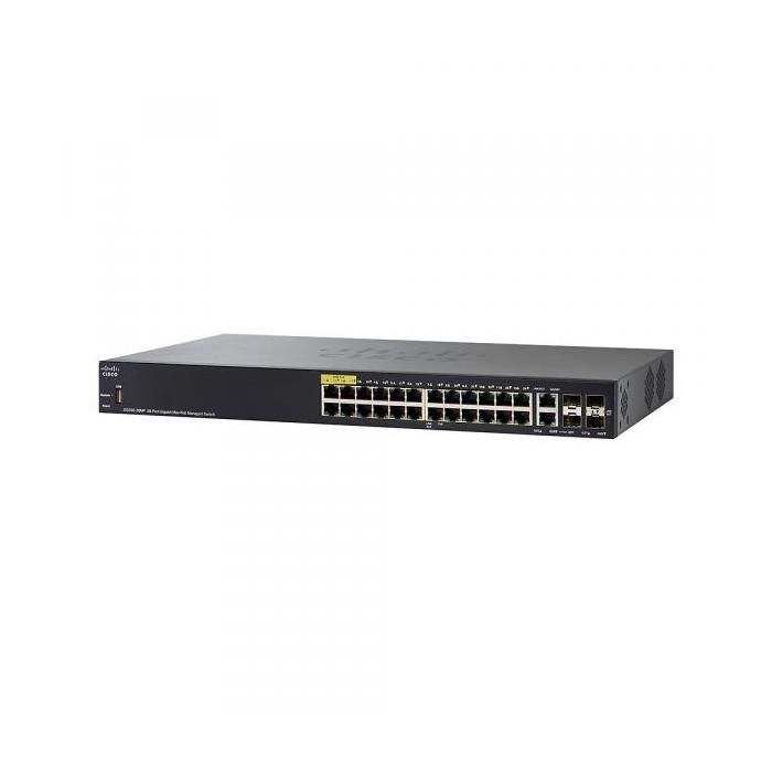 Switch Gigabit Cisco Small Business SG350-28MP manageable 24 ports 10-100-1000 PoE+ (382W) avec 2 ports combo Gigabit -SFP et 2 Reconditionné - Cisco reconditionné disponible sur Cdiscount Seconde Vie