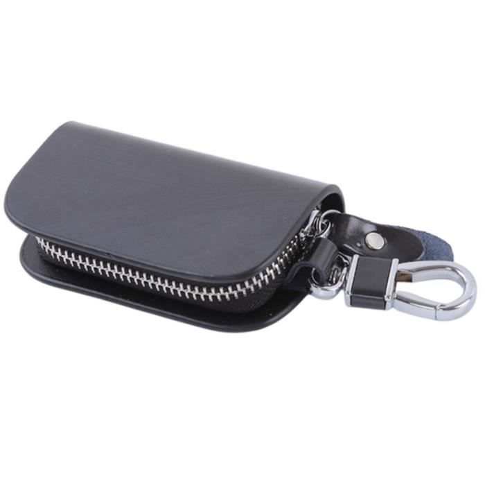 ZENKI Organisateur De Clés Portable Rouge - Trousse 12 Porte-Clés Avec Fermeture Éclair Imperméable