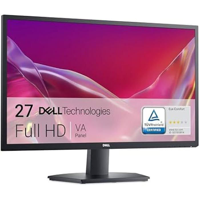 Écran PC – DELL – SE2725H – 27 Full HD – 75Hz – VA – 4ms – HDMI/VGA – Noir