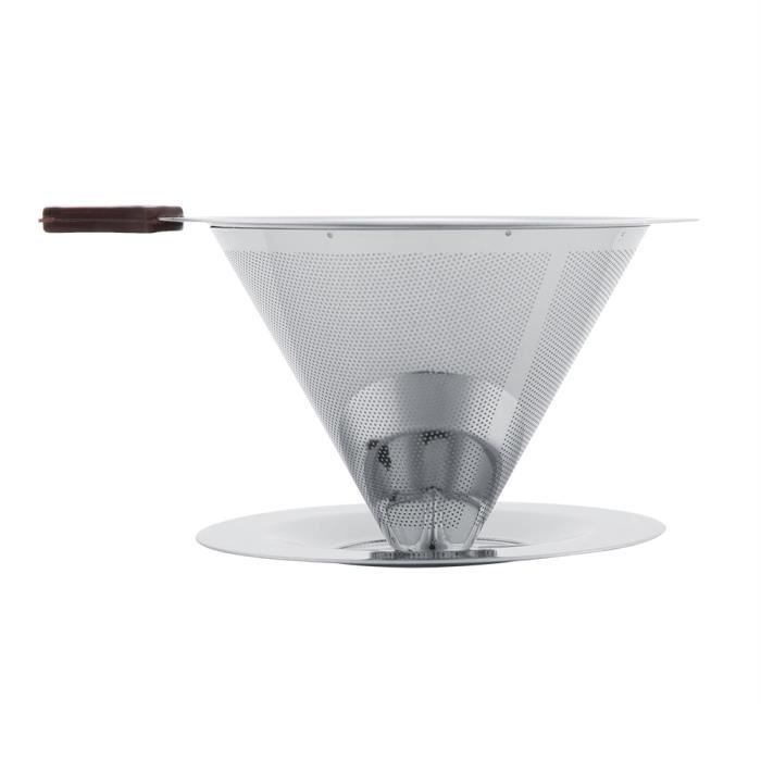 Duokon goutteur de café Dripper de brassage réutilisable de double