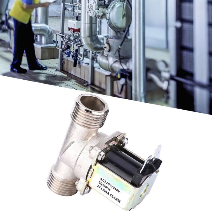 Électrovanne Eau 220V AC G3/4 - 1 Voie, Guidée, Pression 0.02-0.8 MPa - Pour Systèmes D'entrée D'eau - 2