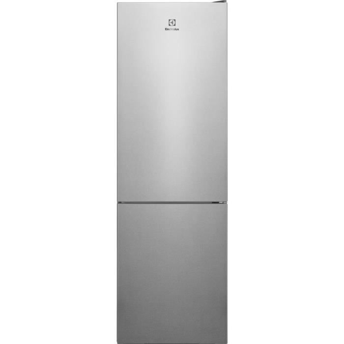 ELECTROLUX LNC7ME32X1 - Réfrigérateur congélateur bas - 302L (208+94) - No Frost - A++ - L60x H186cm - Inox
