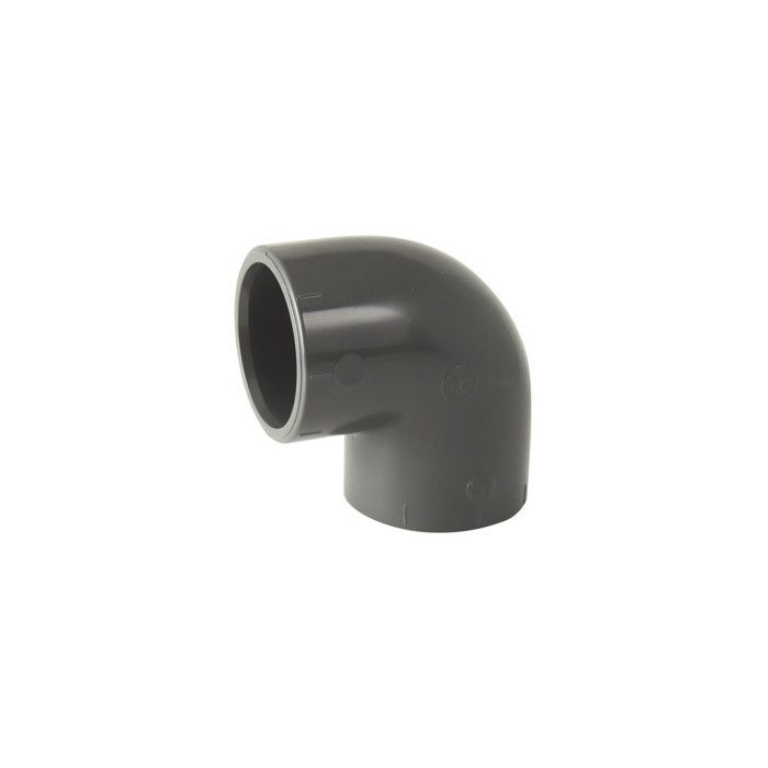 Coude PVC 90° F/F à coller - 63mm-63mm - Cdiscount Jardin