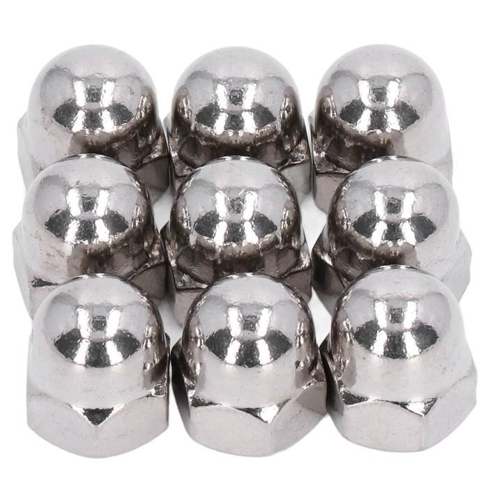 8 anciens stock Ecrou borgne diamètre 8 mm velo vintage collier puky