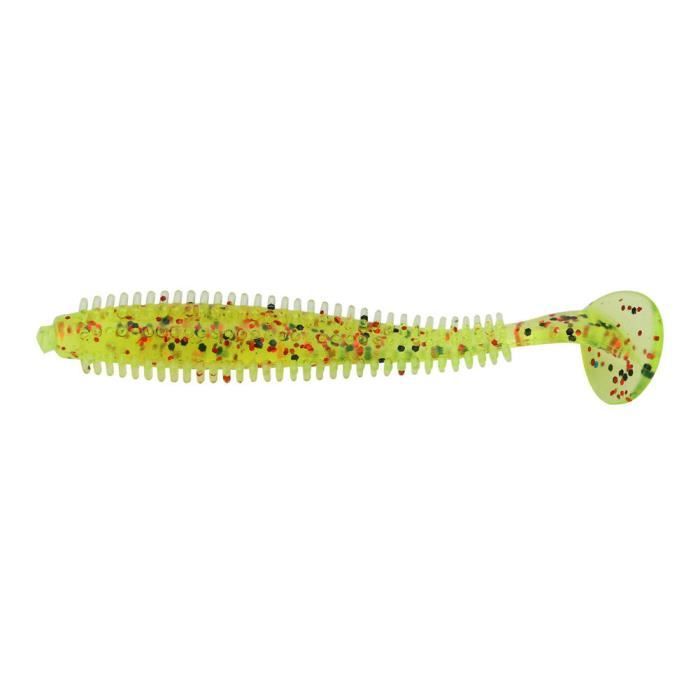 Lot De 150 Leurres Souples Pour Pêche En Eau Douce - T-Tail Grub 5 Cm - Plastique Souple, Multi-Couleurs