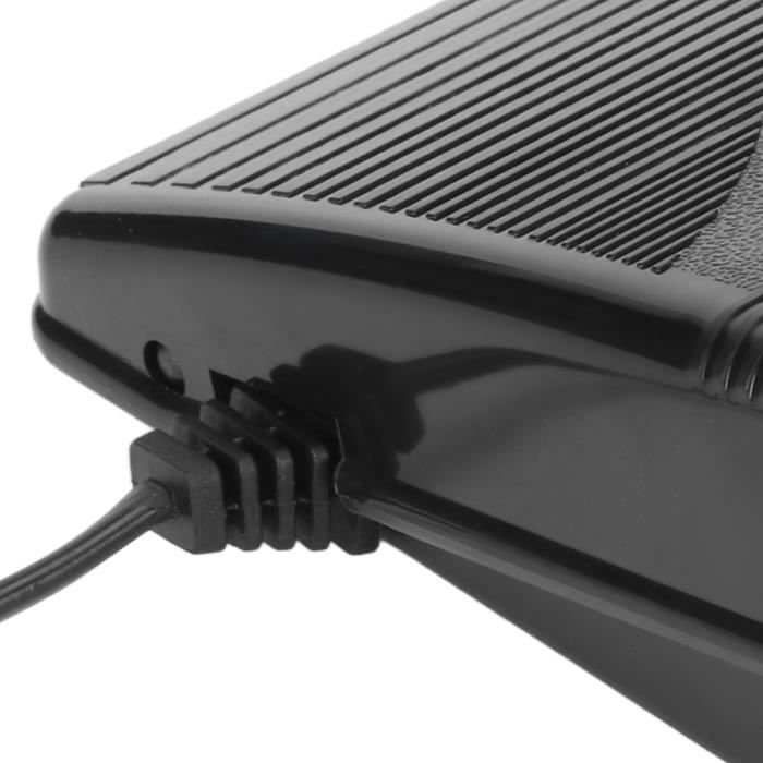 QLOUNI Interrupteur à Pédale Industriel 10A 250V – Mains Libres Antidérapant Avec Câble 1.8m