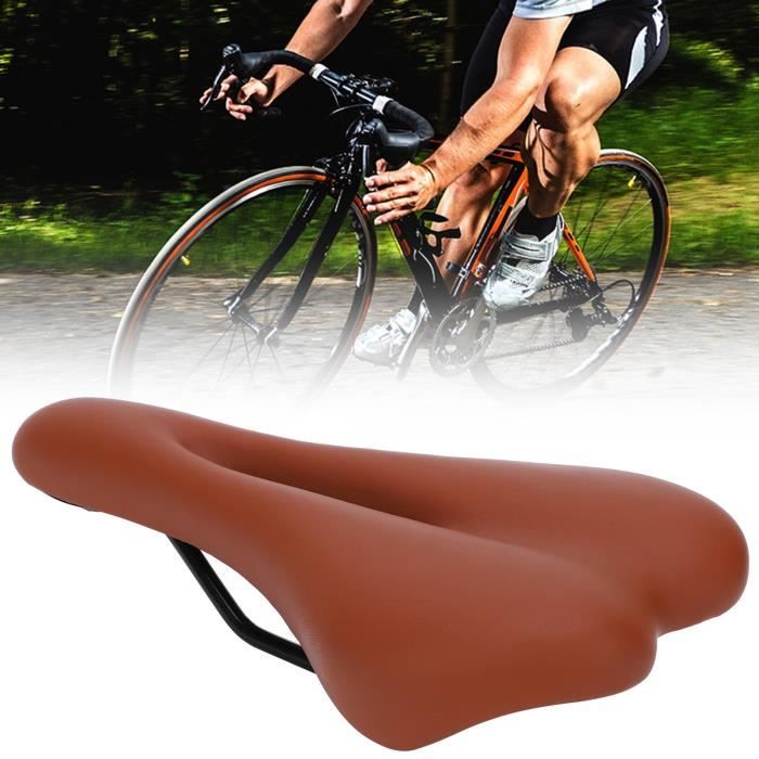 Selle De Vélo Confortable Asvert - Ergonomique, Respirante Avec Absorbeur De Chocs - 28x16x4cm - Pour VTT Et Route