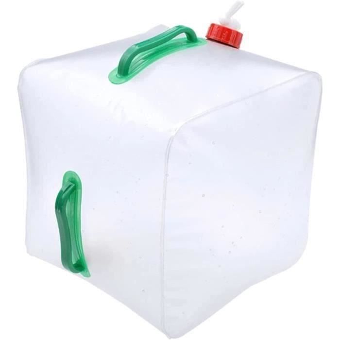 Conteneur D'eau Pliable Avec Robinet - Camping, Extérieur - 5/10/15/20L - Neuf