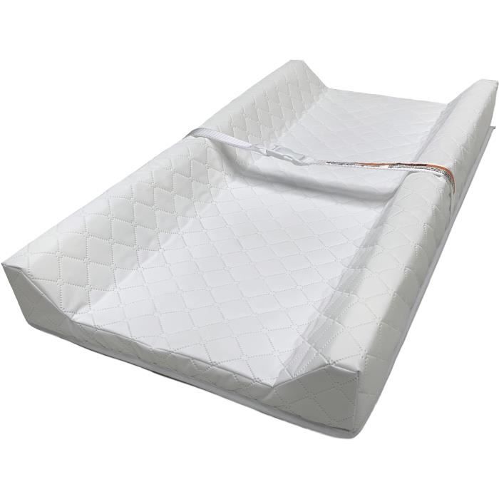 INGENUITY+Matelas+à+langer+bebe+avec+rebords+et+ceinture+de+securite+impermeable+housse+100%25+coton+incluse