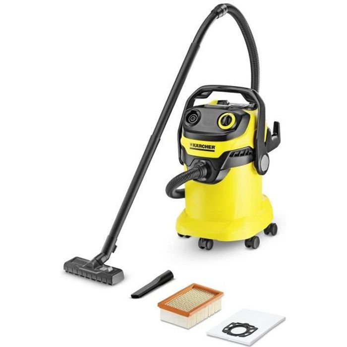 Aspirateur eau et poussière KARCHER WD5 Cuve polypropylène