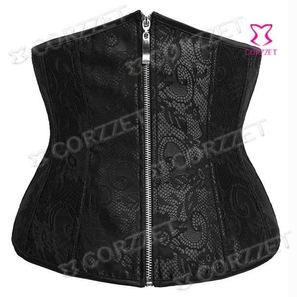 Corset Bustier Femme Grande Taille Dentelle Florale - Lingerie Gothique Steampunk Pirate, Corset à Lacets Galbant