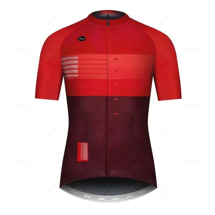 Maillot Cyclisme Homme Miloto – Manches Courtes + Pantalon à Bretelles Rembourré – Vêtements Vélo Ensemble (du S Au 5XL)