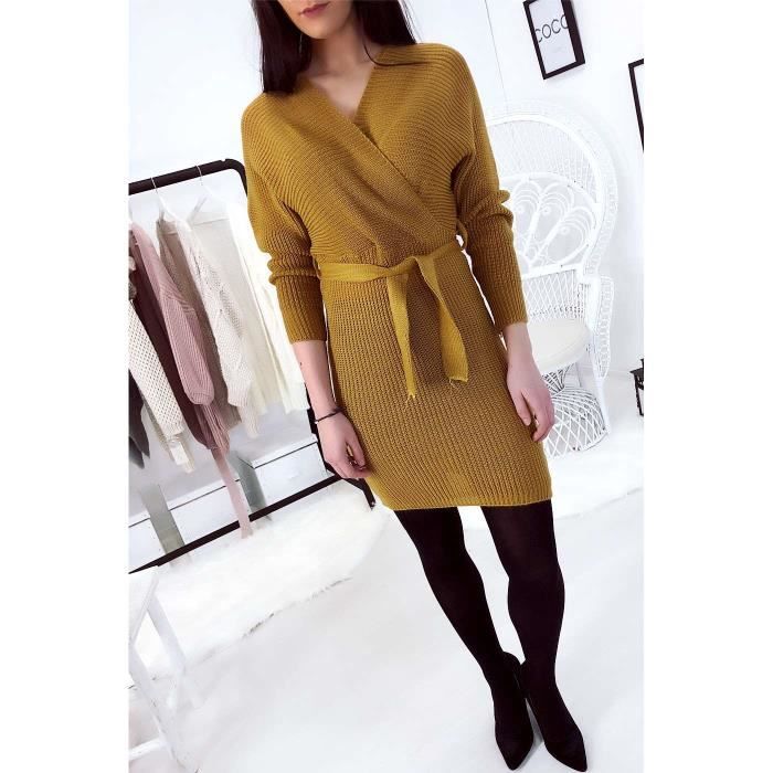 robe pull croisé