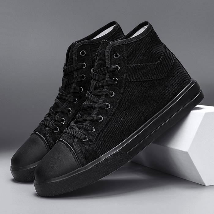 Basket Montantes Homme Noir Canvas Respirant Anti d rapant