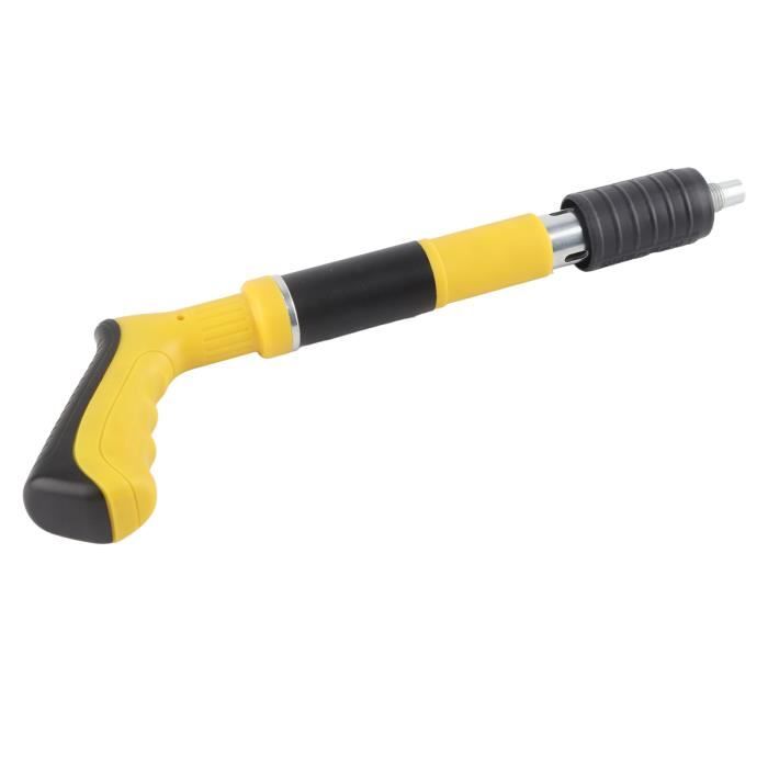 Mini pistolet à ongles manuel en acier à 5 vitesses réglables