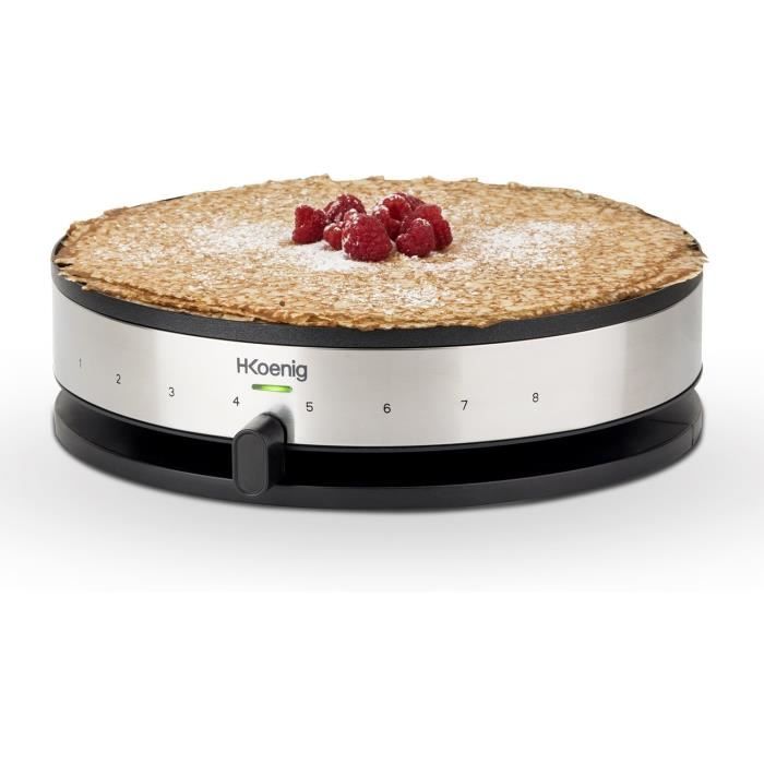 Machine à Crêpes Pro – 3KW, Plaque 40 Cm Acier Inox – Occasion (retour Client)