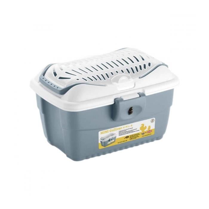 Meilleurs prix pour Cage de transport - GULLIVER - Mini - Pour petits animaux - Ouverture par le dessus - Intérieur