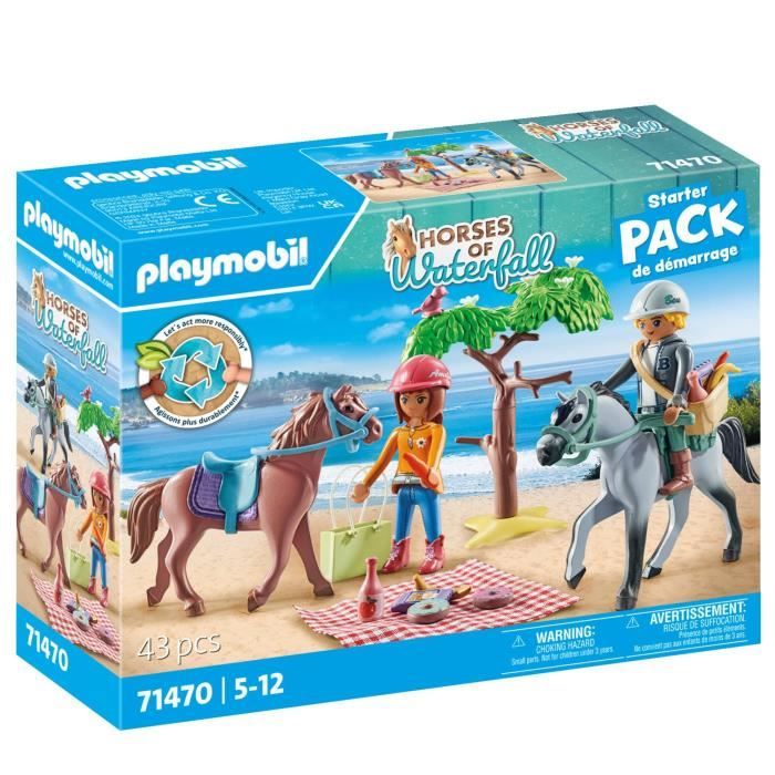 PLAYMOBIL 71952 - Chevaux De La Cascade : Pâtisserie De Noël Au Café équestre | Figurines + Accessoires | Dès 4 Ans