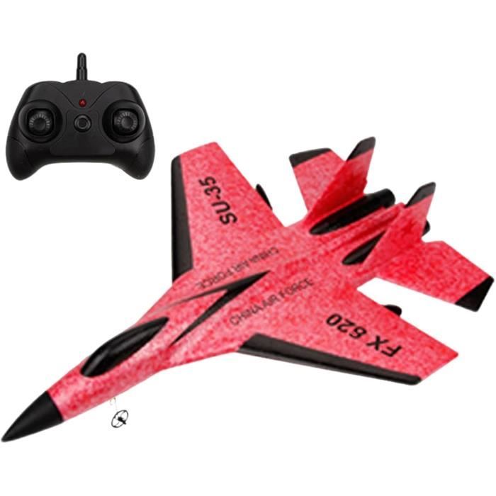 Avion Télécommandé Pour Enfants - Jouet RC Facile à Piloter Pour S'amuser En Intérieur Ou Extérieur