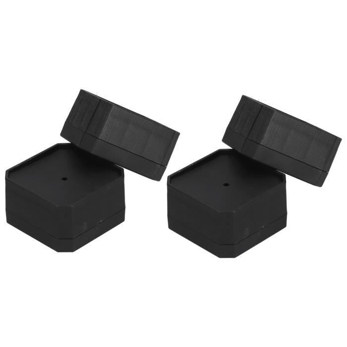 Lot De 4 Réhausseurs De Meubles En Caoutchouc Robuste 68x35mm