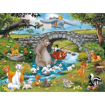Puzzle Animaux - RAVENSBURGER - La famille d'animal friends - 100 pièces - Mixte - 6 ans et plus