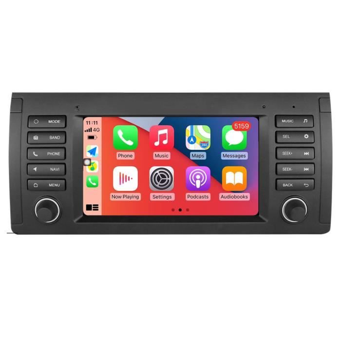 Autoradio GPS Bluetooth pour BMW 5 Series E39 X5 E53 M5 CarPlay Android Auto  Radio Stéréo Navigation Écran Tactile - Cdiscount Auto