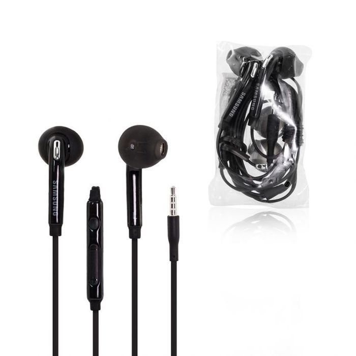 CASQUE ECOUTEURS IN-EAR KIT PIETON MAIN LIBRE OREILLETTE ORIGINAL SAMSUNG NOIR CASQUE ECOUTEURS IN-EAR KIT PIETON MAIN LIBRE OREILLETTE ORIGINAL SAMSUNG NOIR