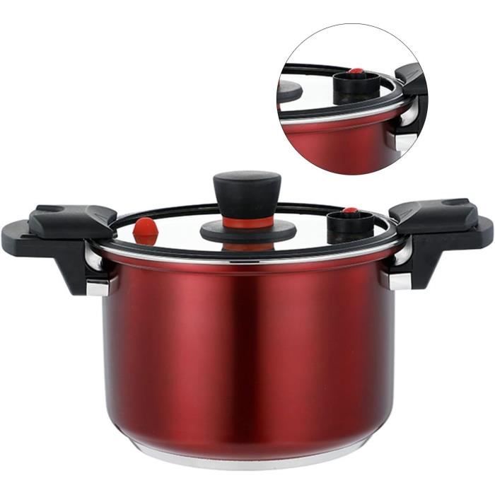 Mini Autocuiseur 3L En Alliage D'Aluminium – Cuisson Rapide Et Sûre Pour Gaz Et Induction, Idéal Pour Petits Foyers