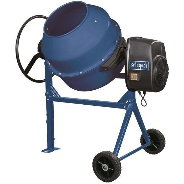 SCHEPPACH Bétonnière électrique pré-assemblée 160 L MIX160