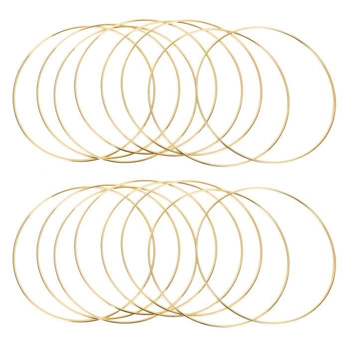 30 Anneaux En Plastique Pour Macramé DIY - Cercles Résistants Pour Décoration Suspendue, Couronnes, Attrape-Rêves - 6