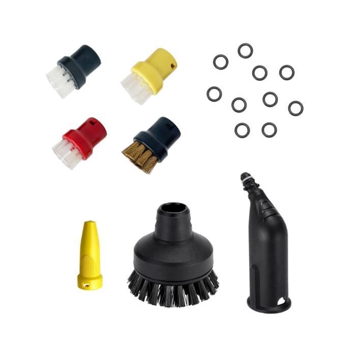 Tête De Brosse Sol Type C Pour Nettoyeur Vapeur SC2 SC3 SC4 SC5 - Accessoire Complet Avec Chiffons