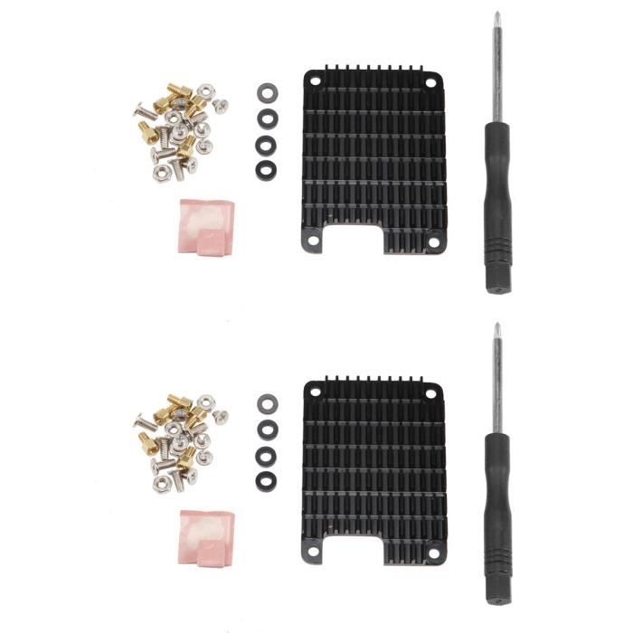 Lot De 12 Radiateurs/dissipateurs En Aluminium 14x14x6mm - Pour Refroidissement électronique, Neuf